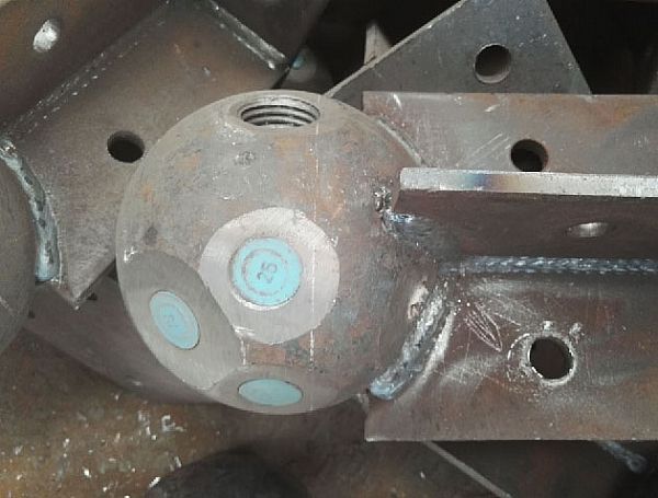 北海螺栓球球塞，网架配件